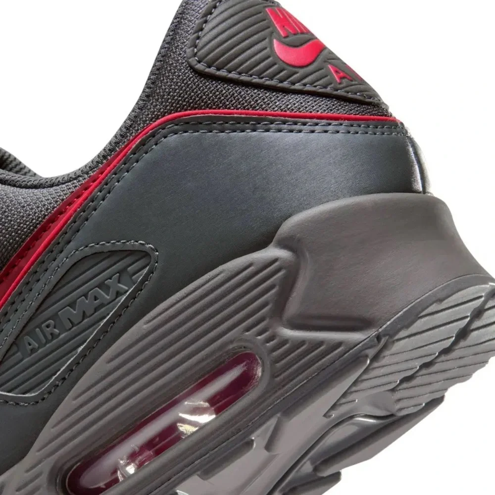 Nike Men's Charcoal and Hot Pink Sneakers - Picture 5 of 7